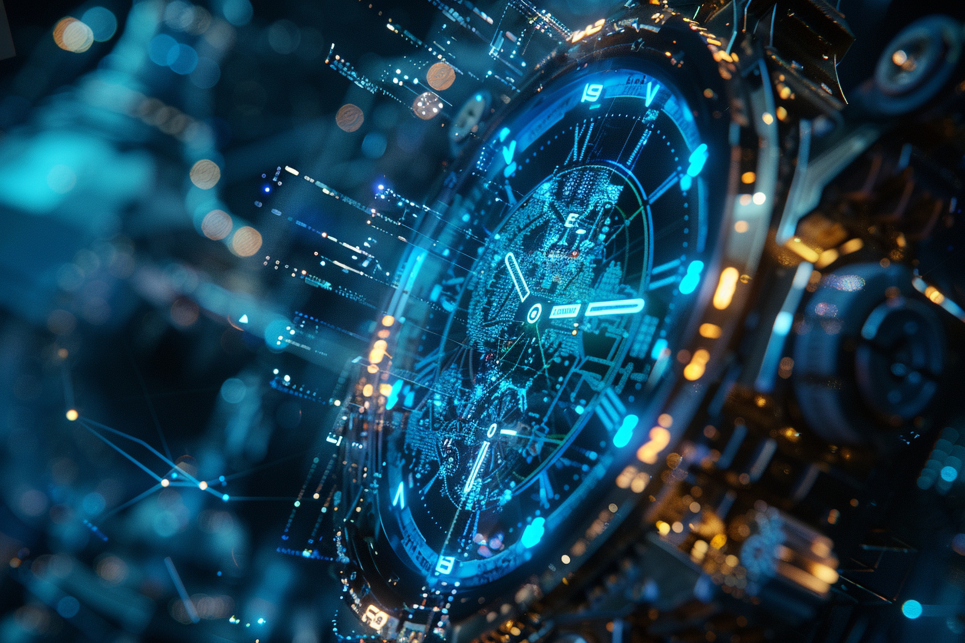 futuristic time machine